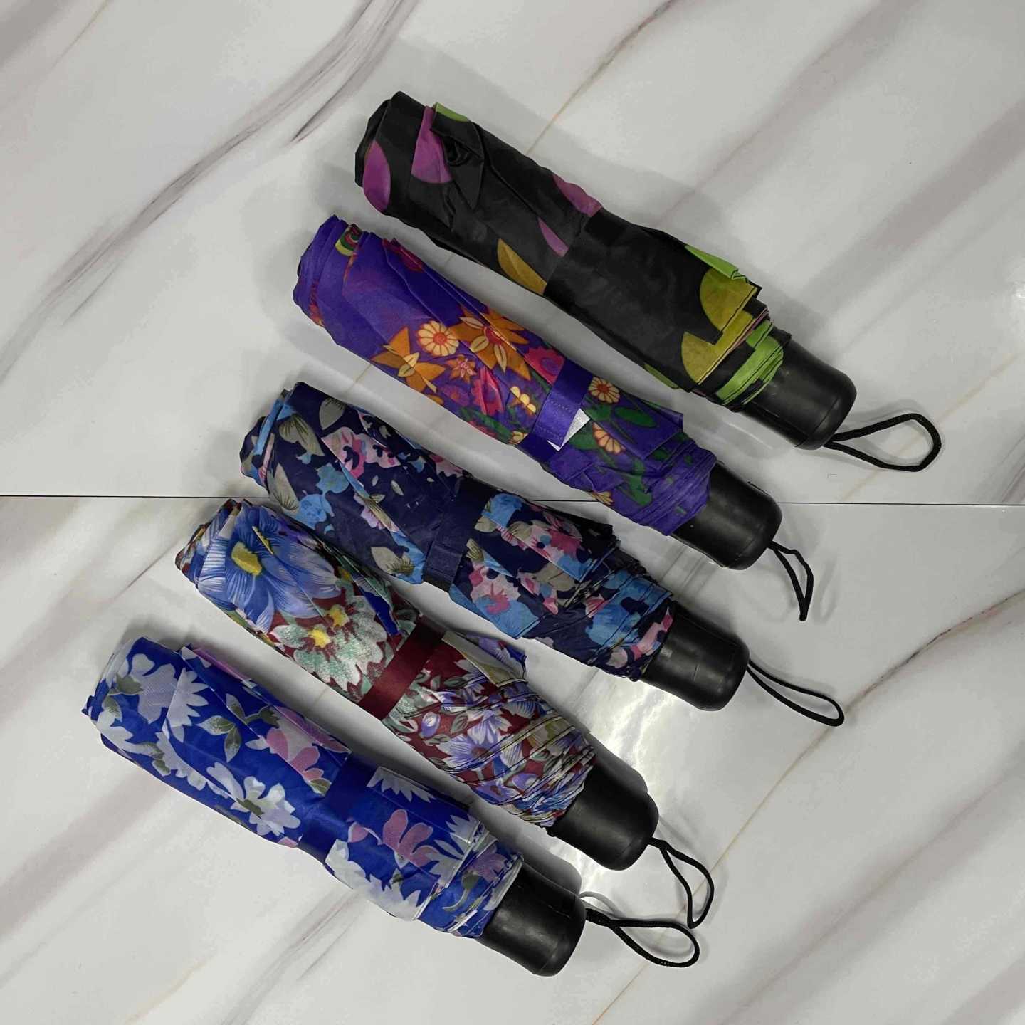 Sklopivi džepni kišobran – šareni dezen (assorted)