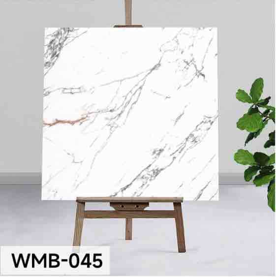 Samoljepljiva naljepnica za zid i pod 60x60 cm – bijeli mramor