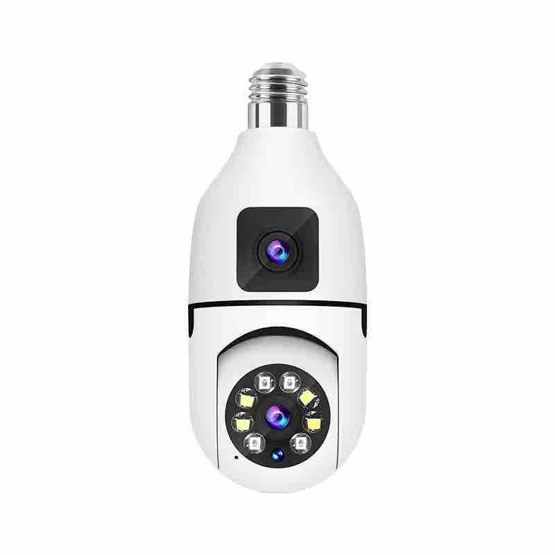 WiFi sigurnosna kamera u obliku LED žarulje (E27, 360° panoramski pregled)