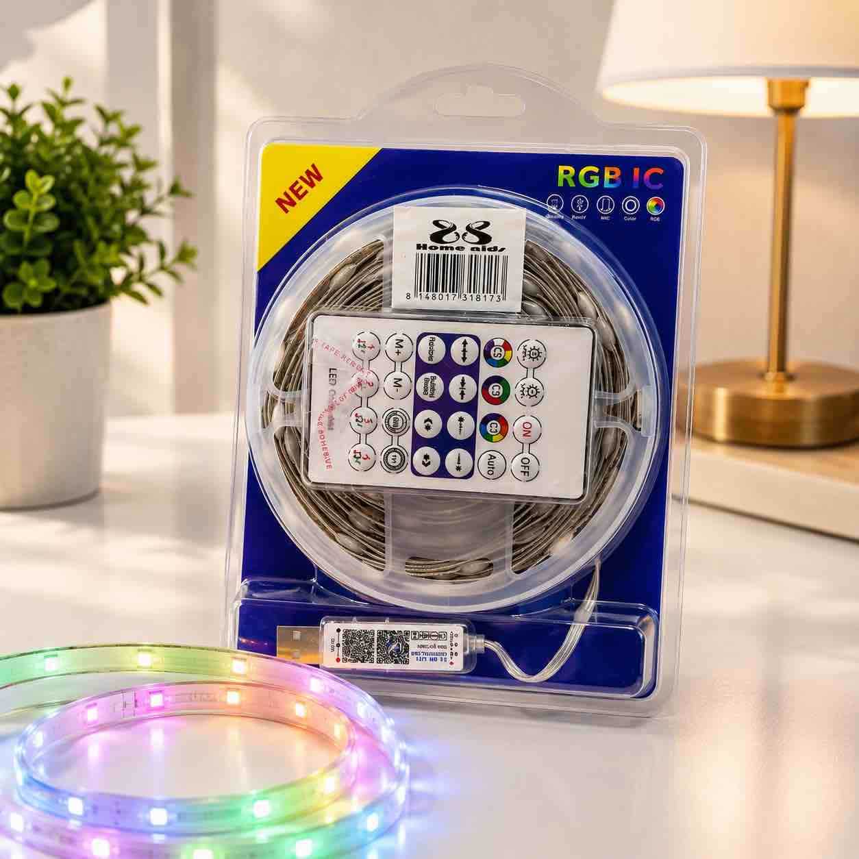 RGB LED traka 10 m sa Bluetooth kontrolom i daljinskim