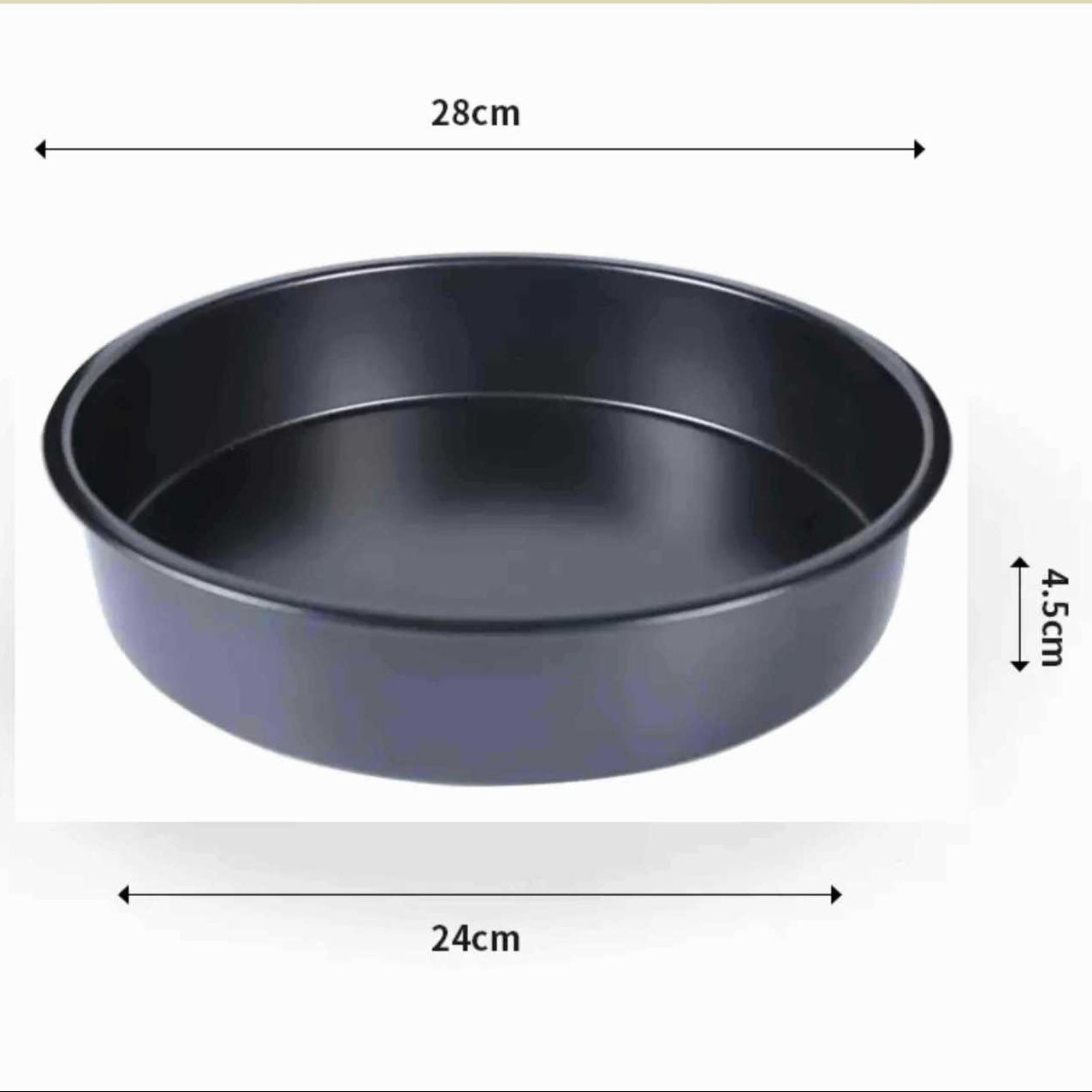 Okrugli kalup za pečenje 28 cm (plitki)