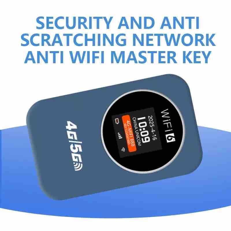 Prijenosni 4G/5G MiFi ruter sa ekranom i baterijom (3000 mAh)
