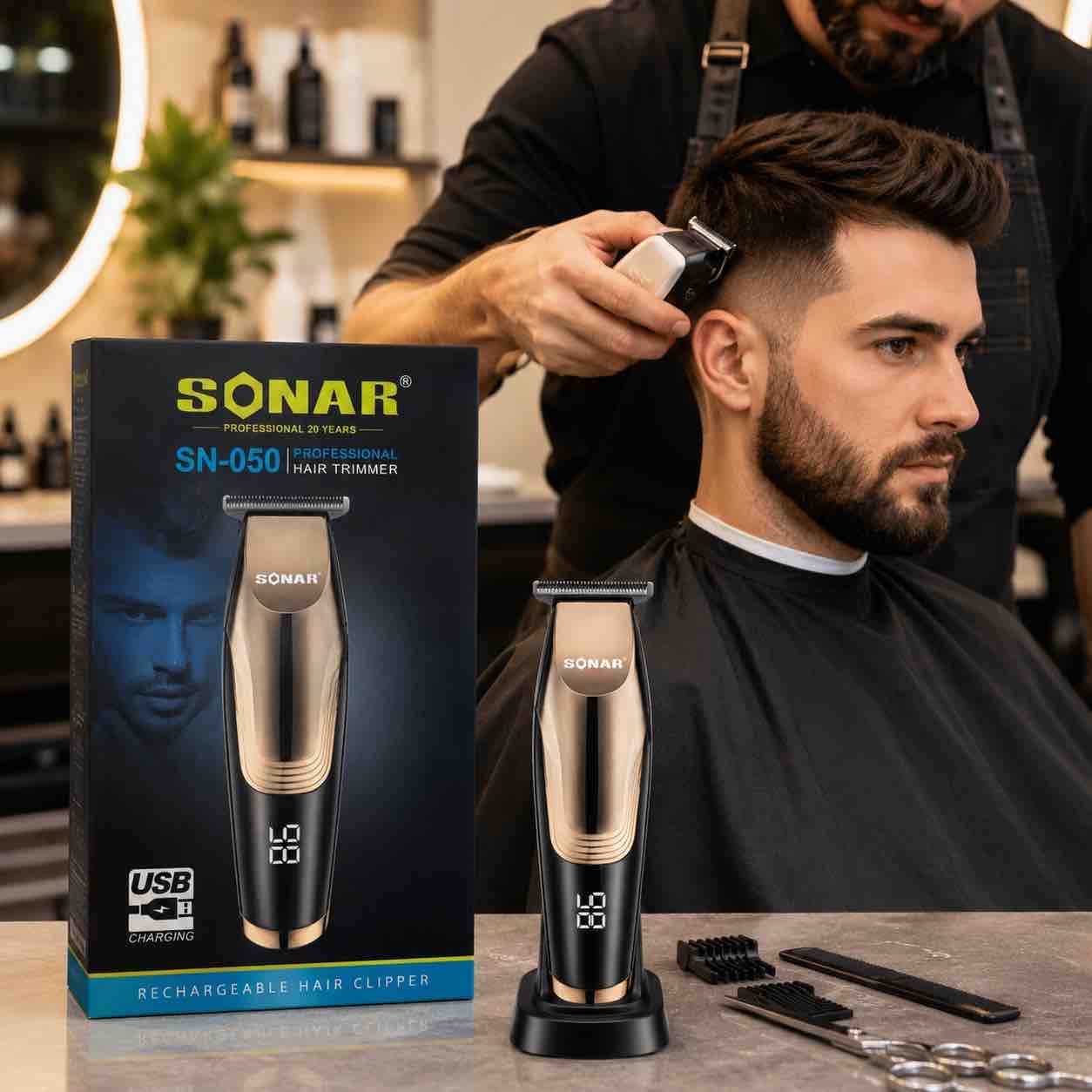 SONAR SN-050 bežična mašinica za šišanje i završnu obradu