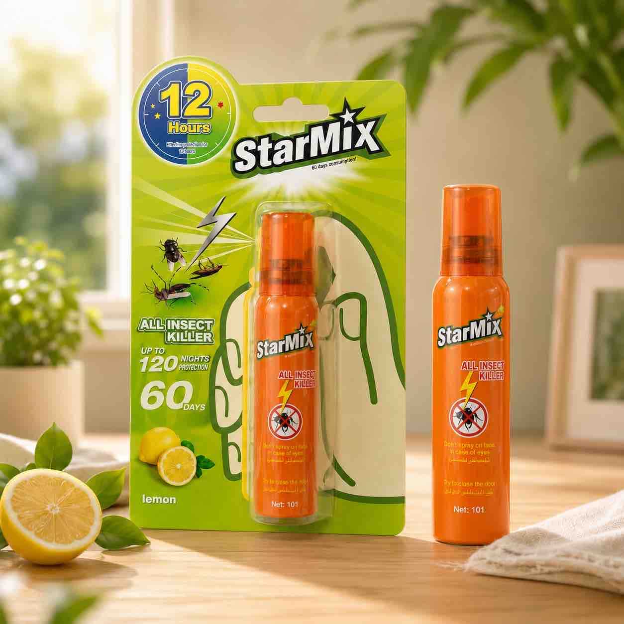 StarMix sprej protiv insekata (limun) — kompaktni kućni/putni