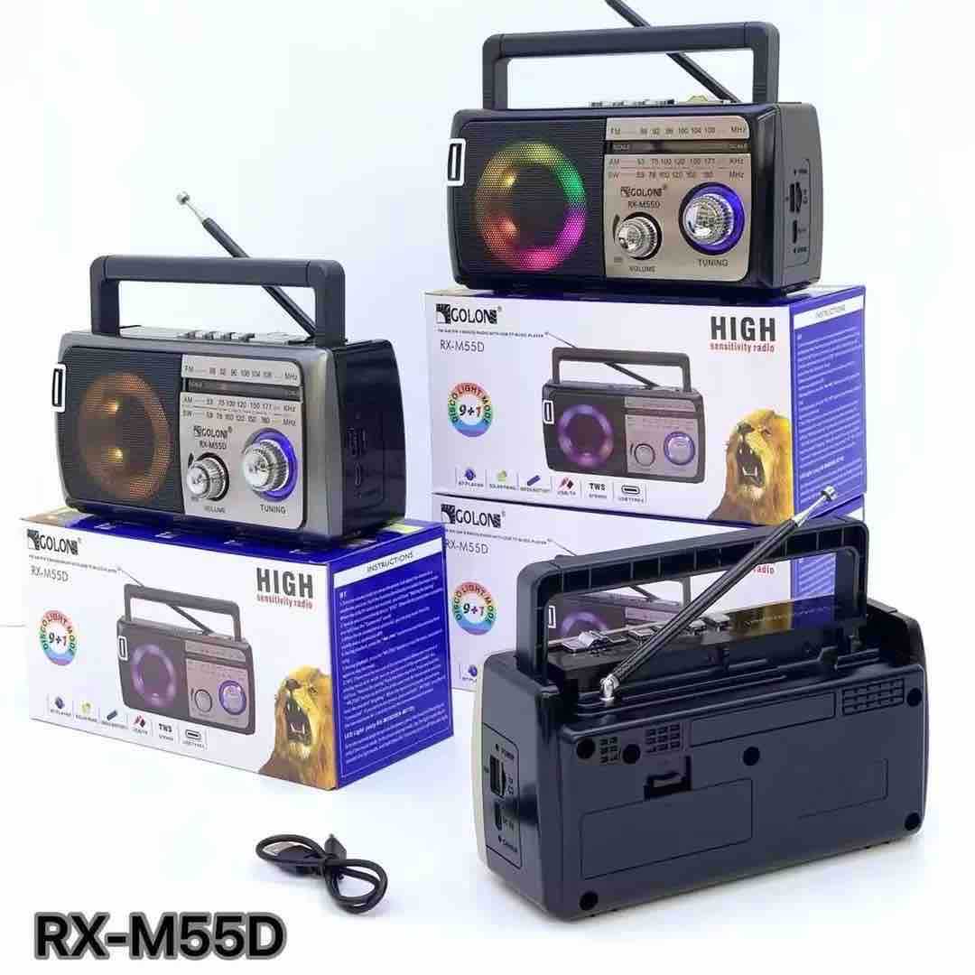 Prijenosni radio sa LED zvučnikom i ručkom