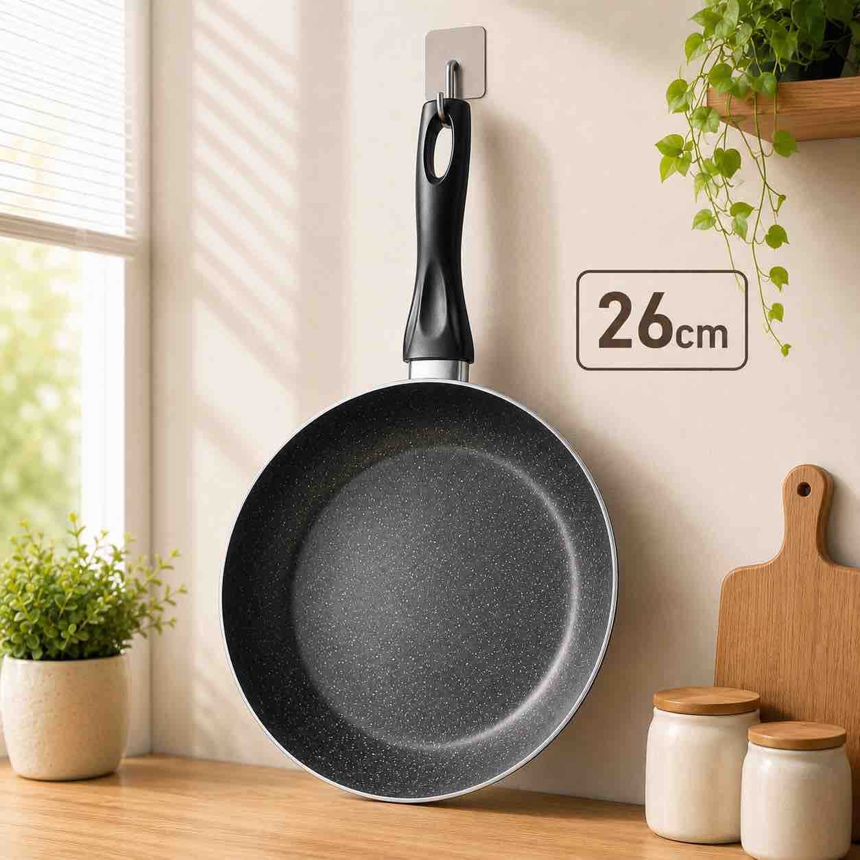 Tava za prženje 26 cm, ne-ljepljivi premaz, praktična drška