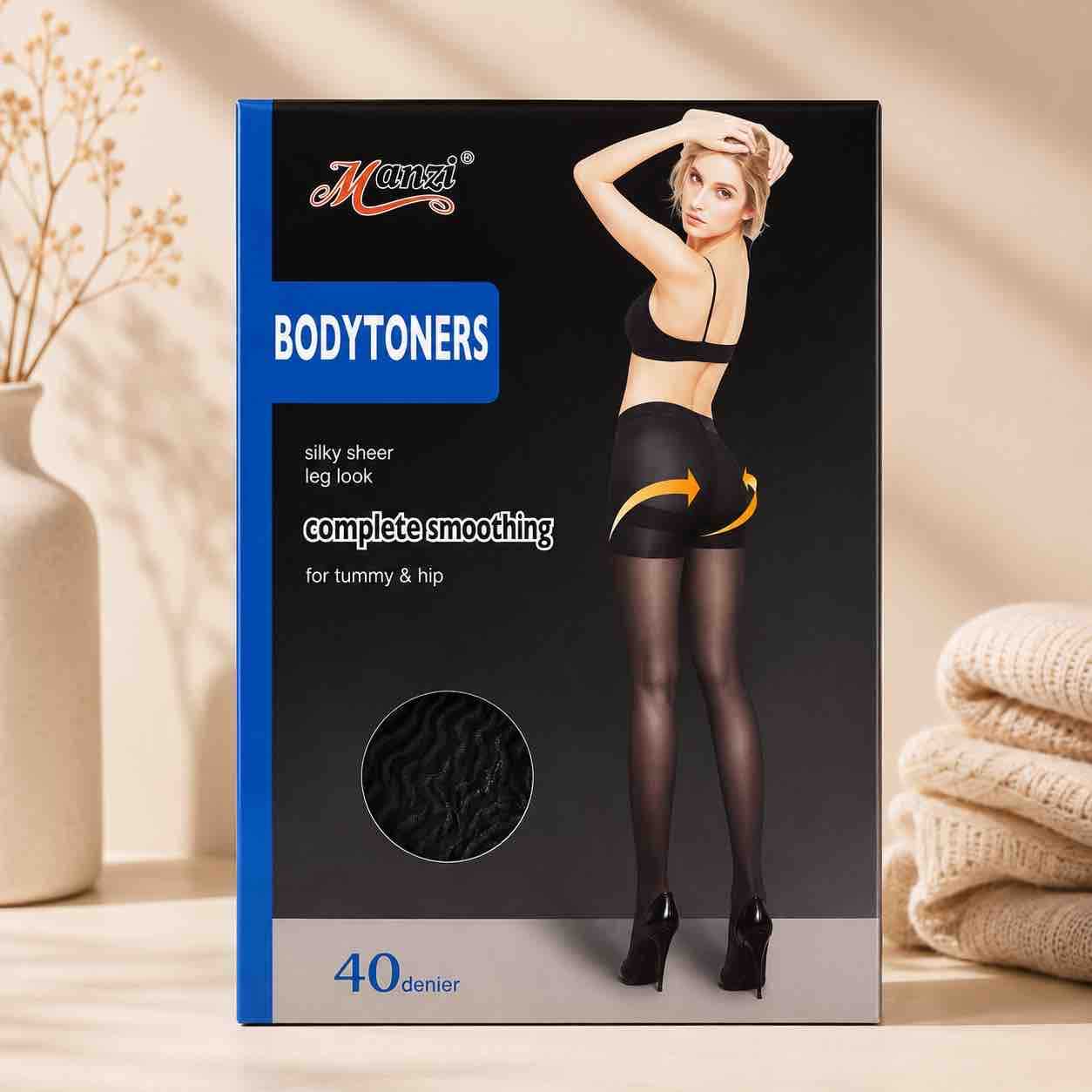 Ženske modelirajuće čarape/pantyhose 40 den, crne