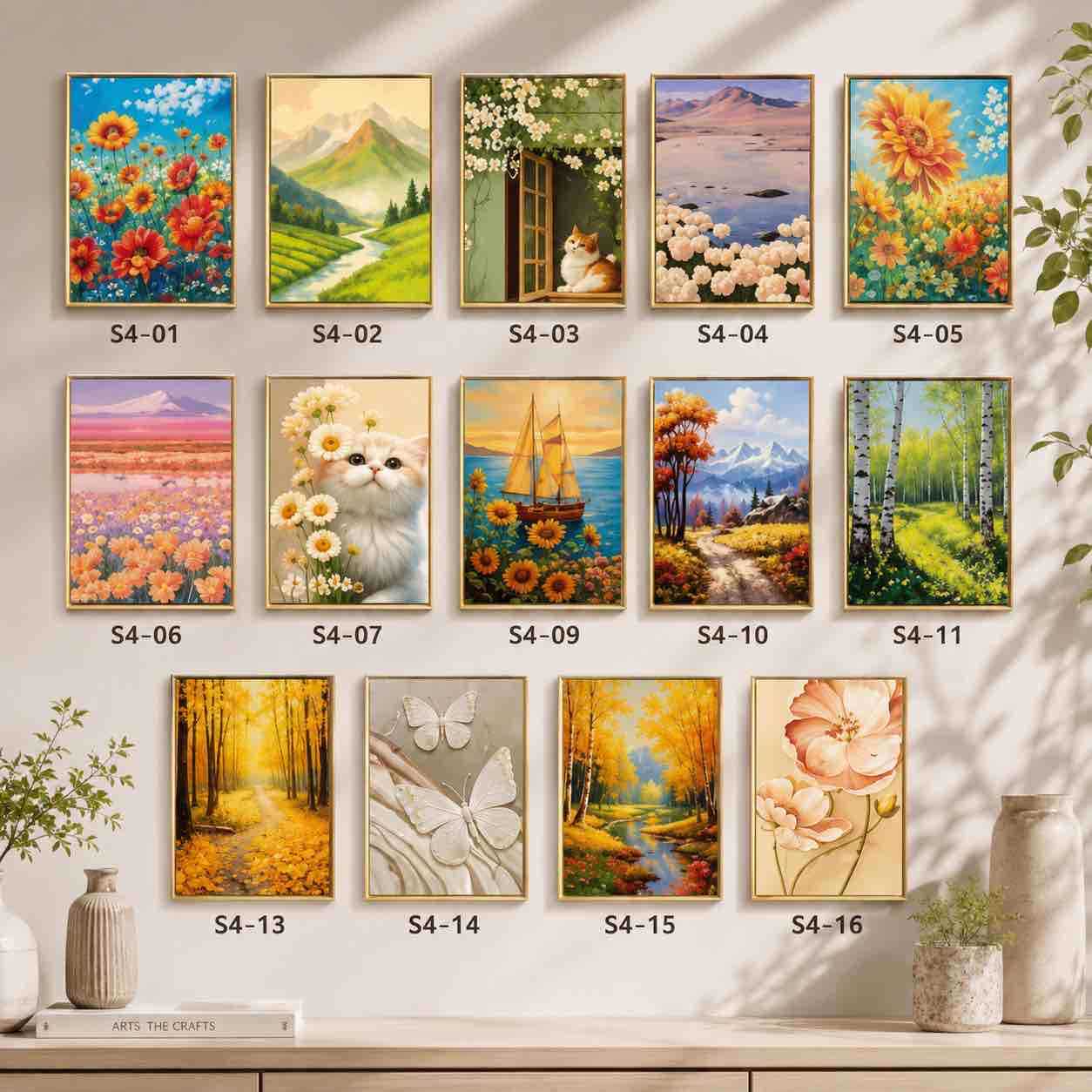 Dekorativne zidne naljepnice S4 – motivi (assorted)