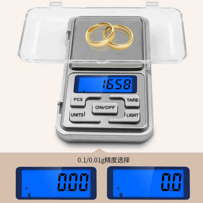 Džepna digitalna vaga za sitne težine 0.01g–200g