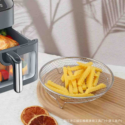 Inox rešetkasta korpa za prženje i cijeđenje, 19 cm