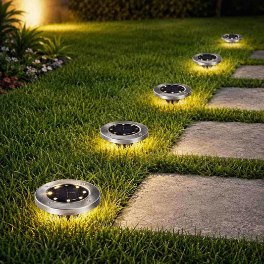 Set 4 solarne baštenske LED lampe za staze i travnjak