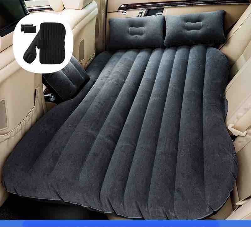 Naduvavanje auto dušeka za zadnje sjedište (crni) 70x135 cm