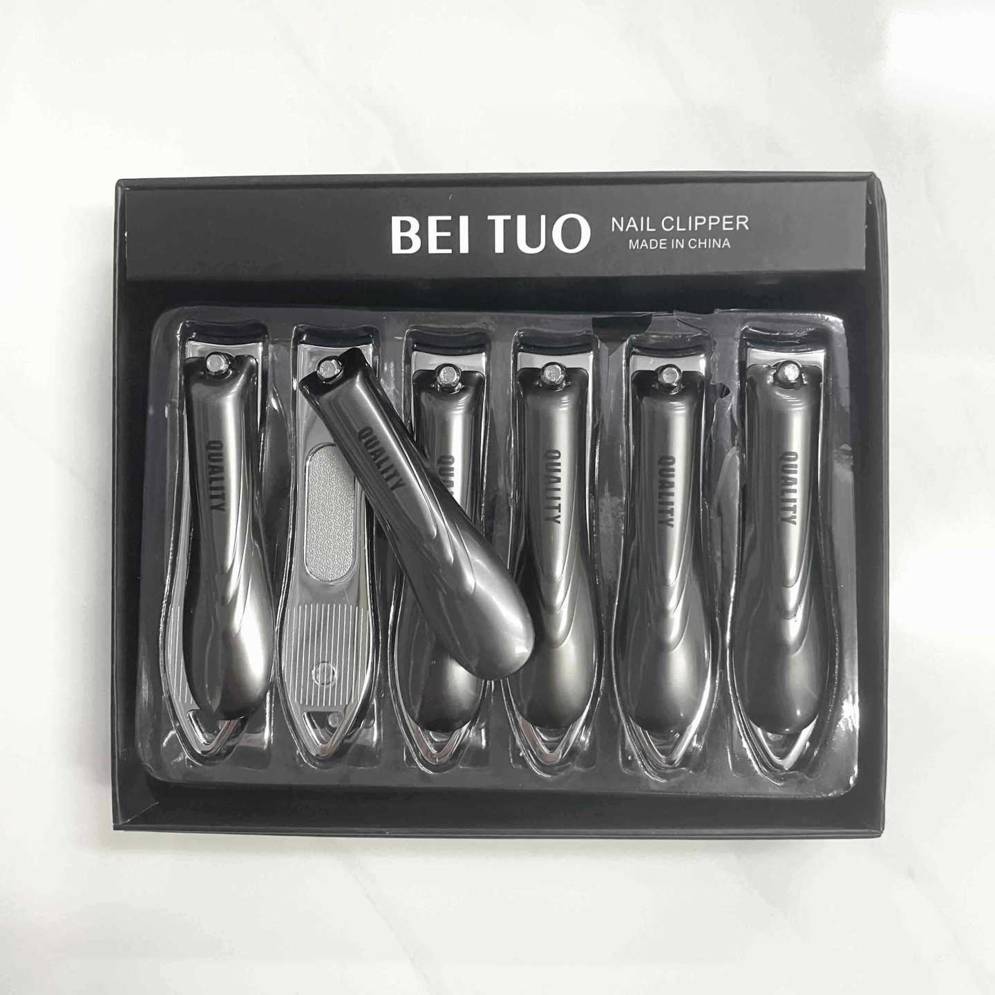 Set metalnih noktarica sa turpijom, 6 komada