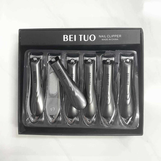 Set metalnih noktarica sa turpijom, 6 komada