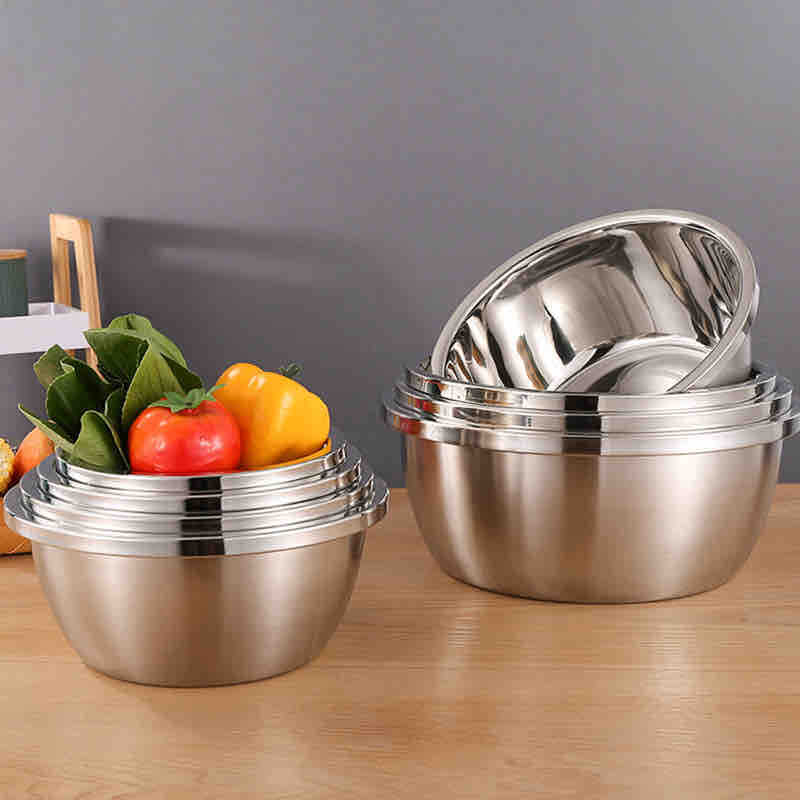 Inox zdjela za miješanje i posluživanje 22 cm