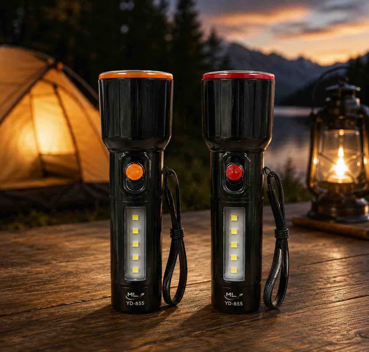 Ručna LED lampa sa bočnim COB svjetlom