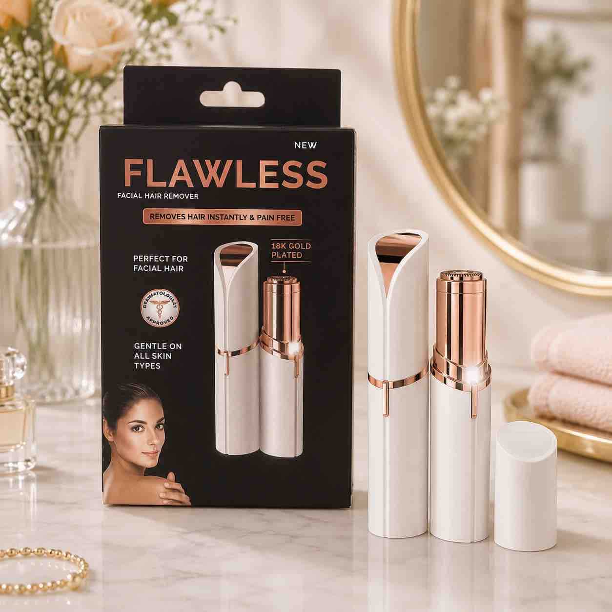 FLAWLESS mini trimer za uklanjanje dlačica na licu