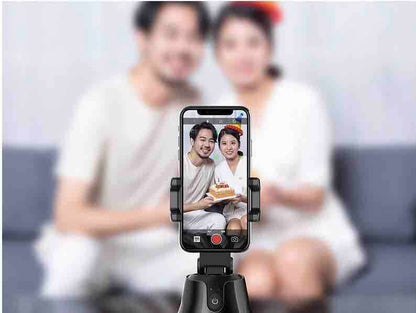 Automatski 360° pan‑tilt držač za mobitel sa praćenjem lica