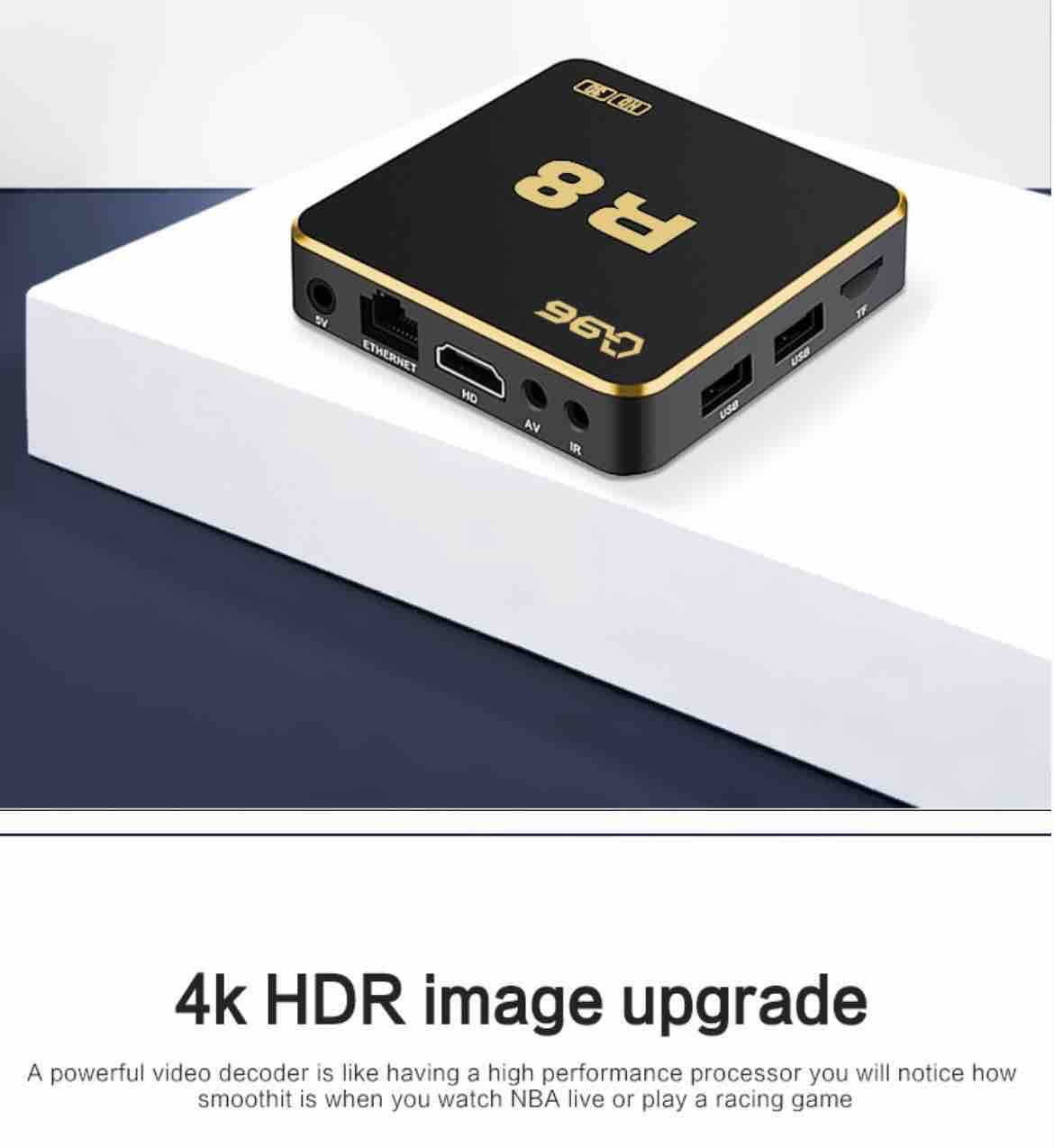 G96 R8 Android TV Box 8GB/128GB — 4K streaming set-top uređaj
