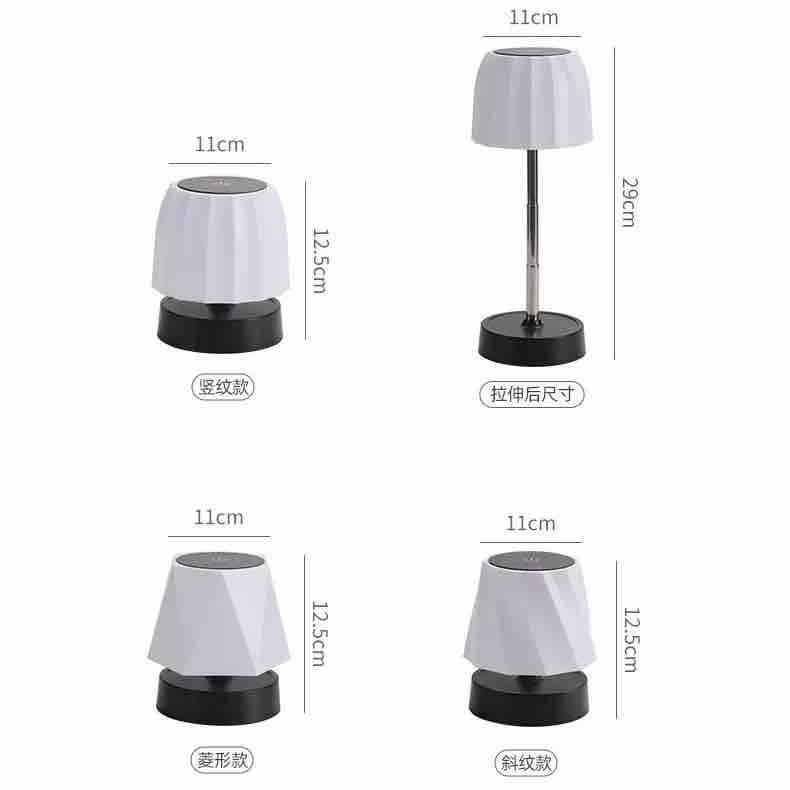 Kompaktna LED stolna lampa s teleskopskim stalkom i touch prekidačem