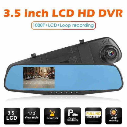 Retrovizor sa ugrađenom DVR kamerom 3.5" LCD, 1080P, 170°