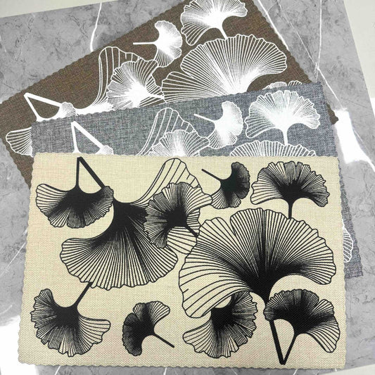 Set stolnih podmetača 30×45 cm, pakovanje 12 komada — listovi
