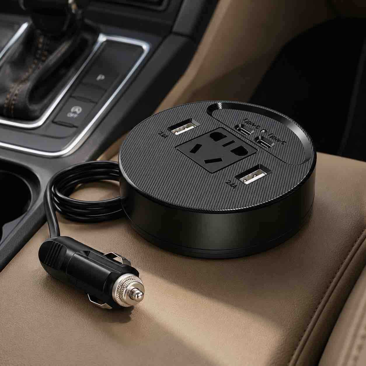 Auto inverter 12V na 220V sa USB priključcima (uključivač upaljača)