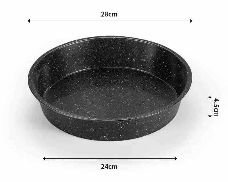 Okrugli pleh za pečenje 28 cm, plitki
