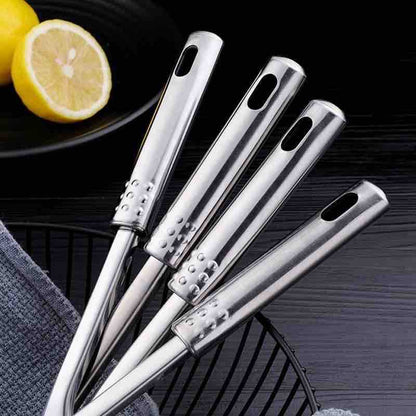 Inox prorezana spatula / okretač za prženje
