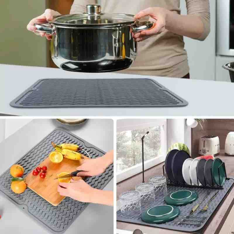 Silikonski kuhinjski podmetač / driedraining mat 30/40 cm