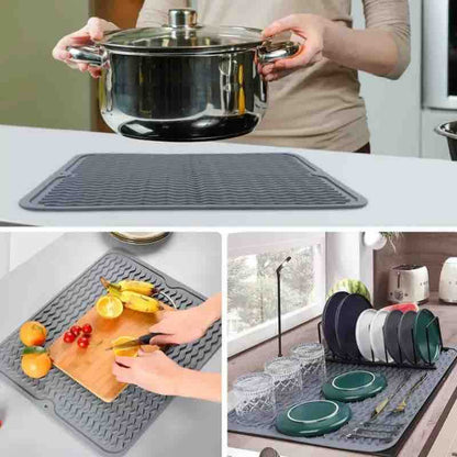 Silikonski kuhinjski podmetač / driedraining mat 30/40 cm