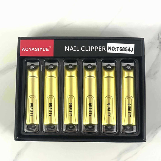 Set metalnih noktarica u kutiji - zlatne (6 kom)