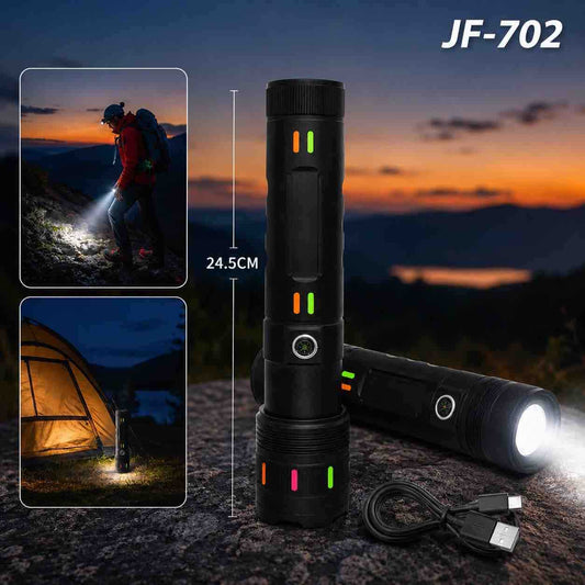 Punjača LED baterijska lampa 24,5 cm za kampovanje i vanredne situacije
