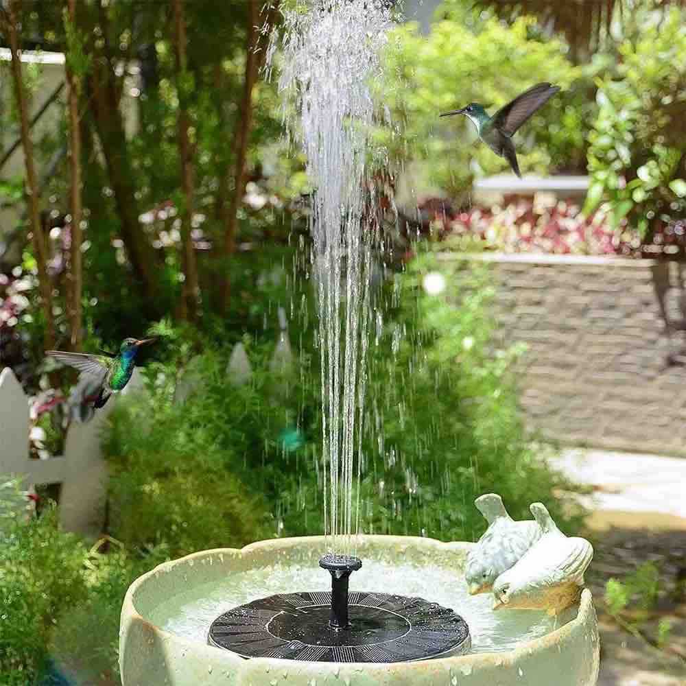 Solarna fontana/pumpa za ptičje kupke i saksije