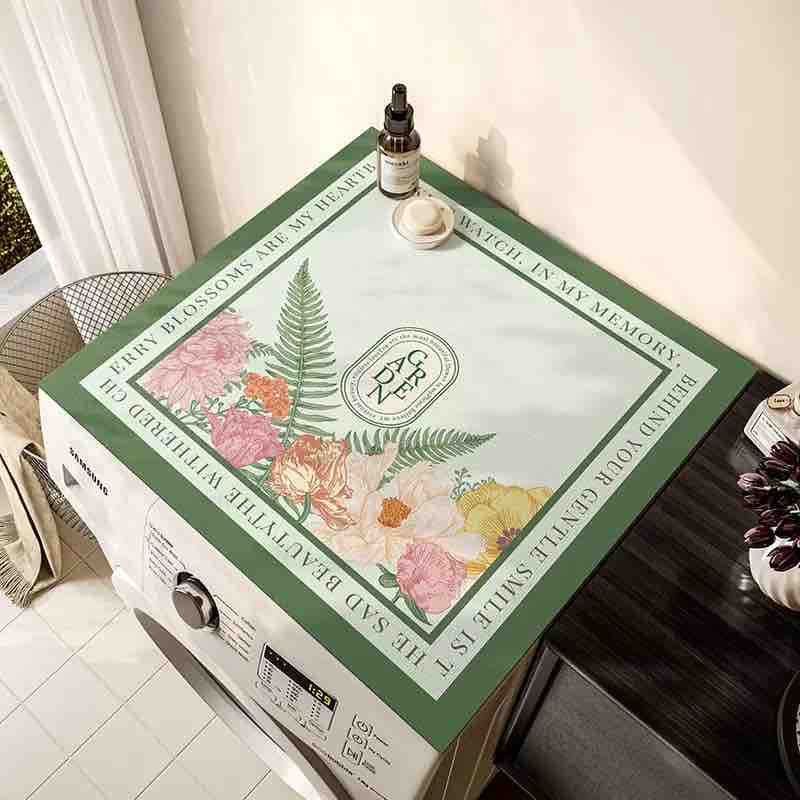 Protuklizna dekorativna prostirka za vrh veš mašine 60x60 cm