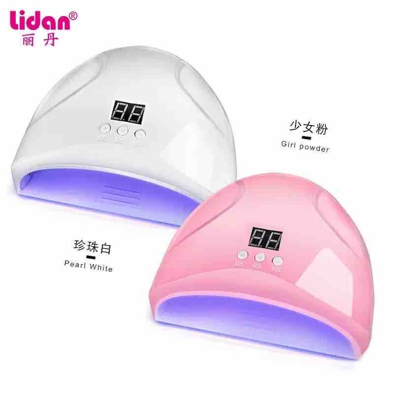 UV/LED lampa za nokte 12 LED, digitalni tajmer (roze)