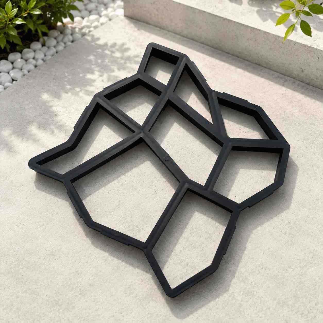 Plastični kalup za popločavanje 50×50×4.5 cm — praktični oblik prirodnog kamena