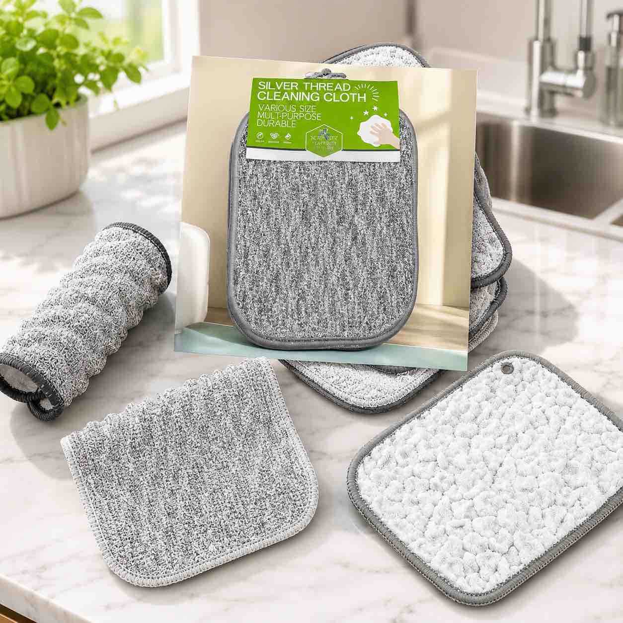 Set 3 dvosmjerne kuhinjske krpe 18×15 cm