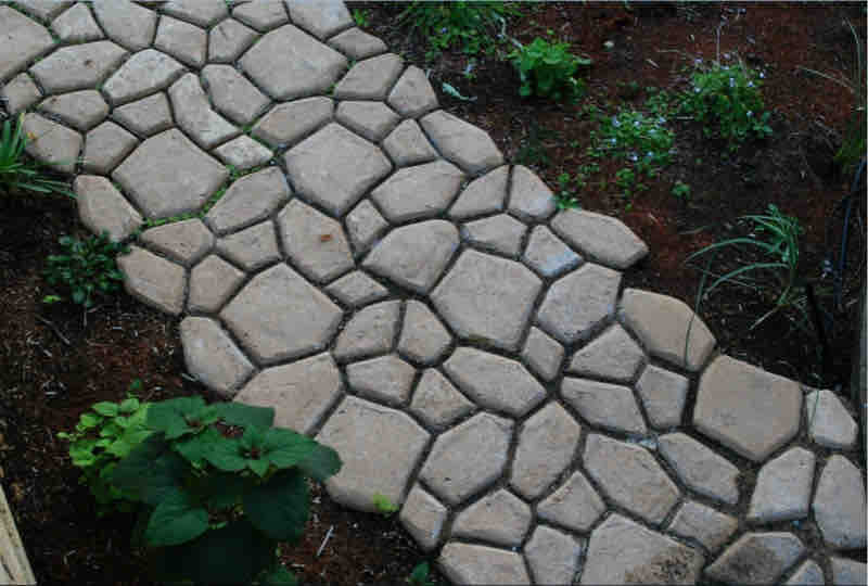 Plastični kalup za popločavanje 50×50×4.5 cm — praktični oblik prirodnog kamena