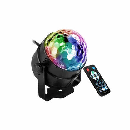 LED rotirajuća disco kugla sa daljinskim i USB napajanjem