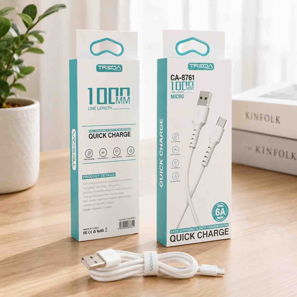 Micro USB kabl 1m za punjenje i prijenos podataka