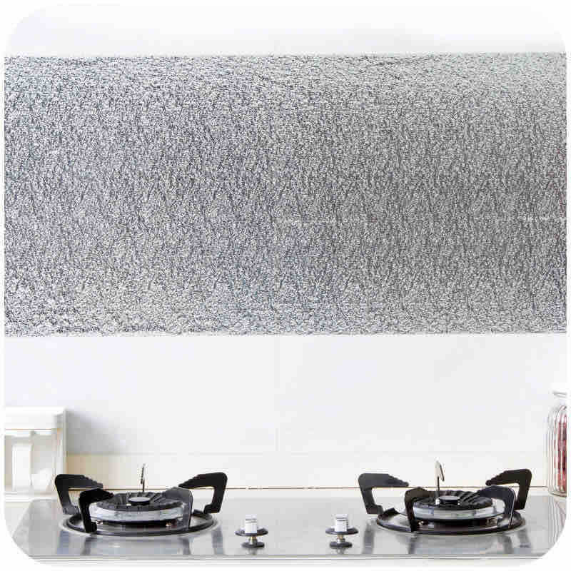Samoljepljiva aluminijska folija za kuhinju 3m x 60cm – srebrna