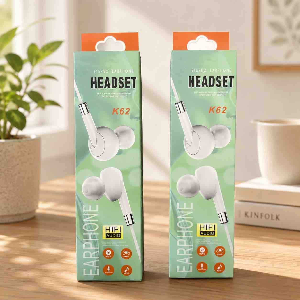 Žične in-ear slušalice - stereo, s mikrofonom