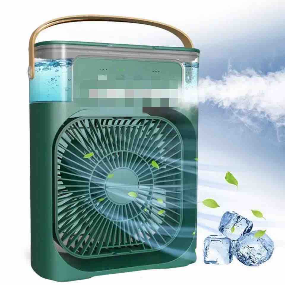 Prijenosni mini ventilator s raspršivačem i rezervoarom za vodu