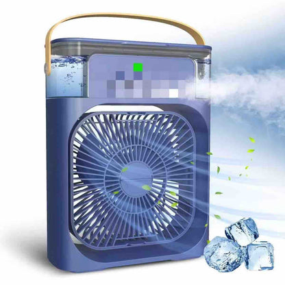 Prijenosni mini ventilator s raspršivačem i rezervoarom za vodu