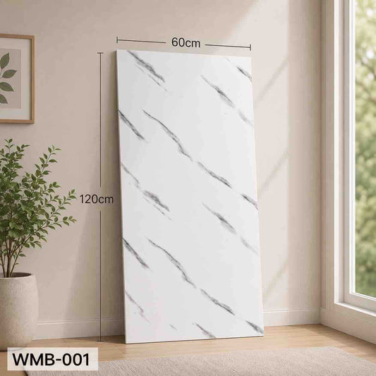 Tapeta panel 60x120 cm – bijeli mramorni dezen