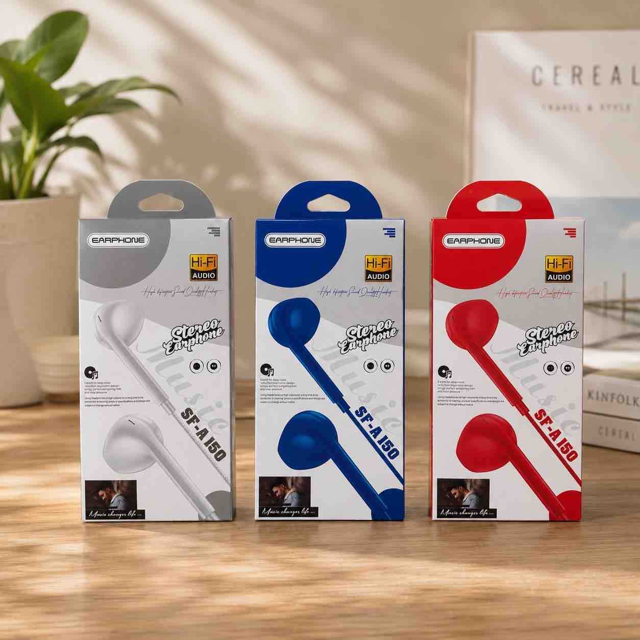 Žične stereo slušalice SF-A150 (assorted boje)