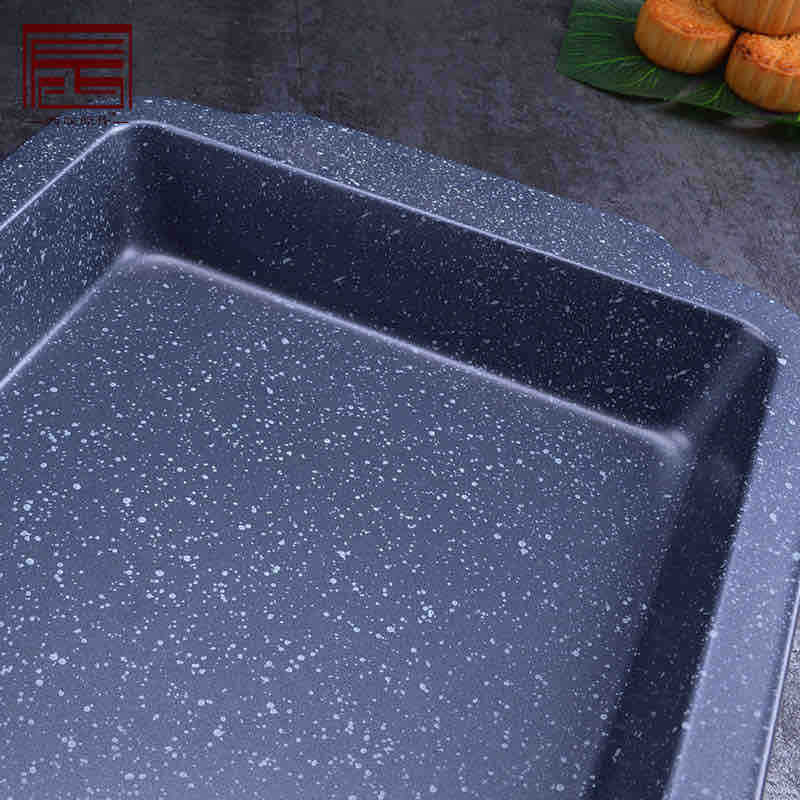 Rektangularna tepsija za pečenje 40x27 cm, mramorni dezen