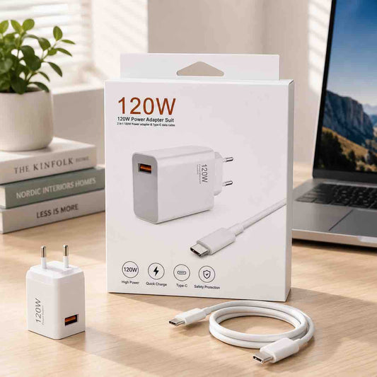 120W USB-C punjač s Type-C kablom (EU utikač)