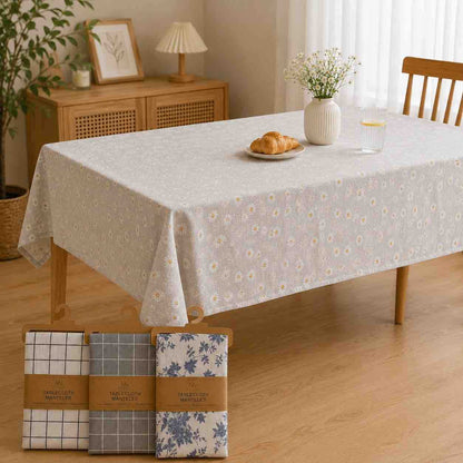 Stolnjak 140x180 cm – dekorativni pamučno-laneni izgled, razni dezeni
